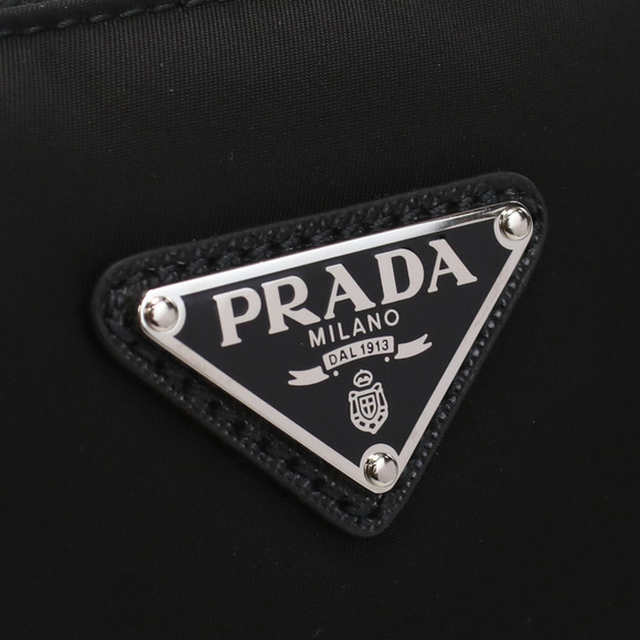 Prada Shoulder Bag Triangle Black - Picture 2 of 5